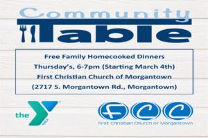 Community Table at FCC Morgantown